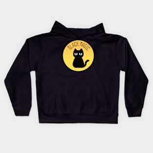 BLACK MAGIC CAT Kids Hoodie